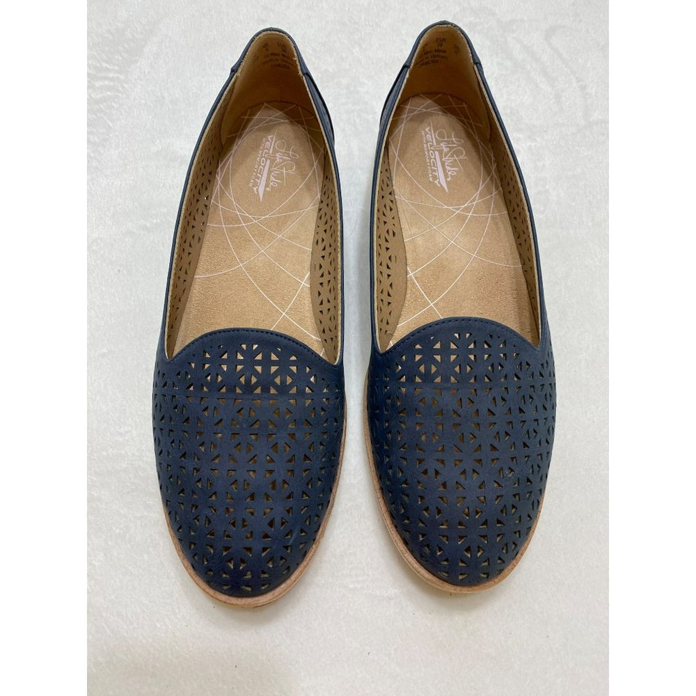 LifeStride Zamora Navy Loafer Size 8 - Picture 7 of 8
